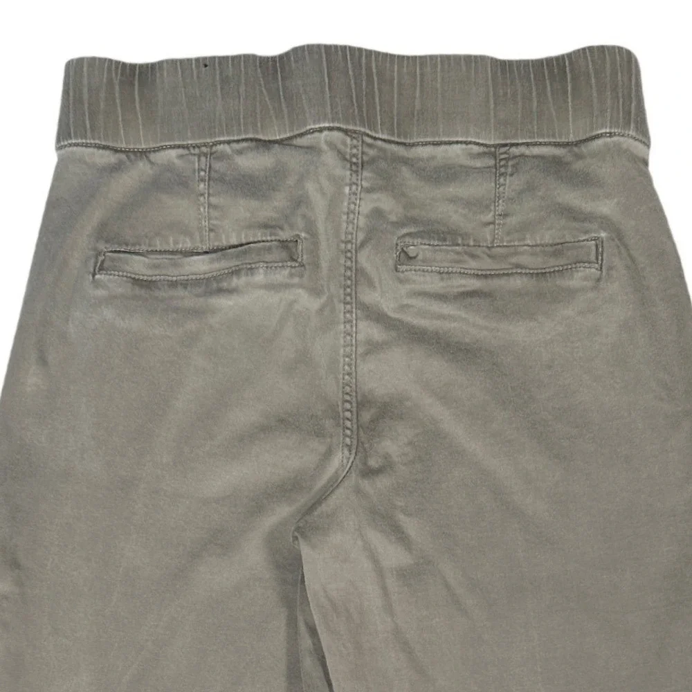 Liverpool Los Angeles Shorts Pull On Bermuda Shadow Green Minimalist Y2K Size 4